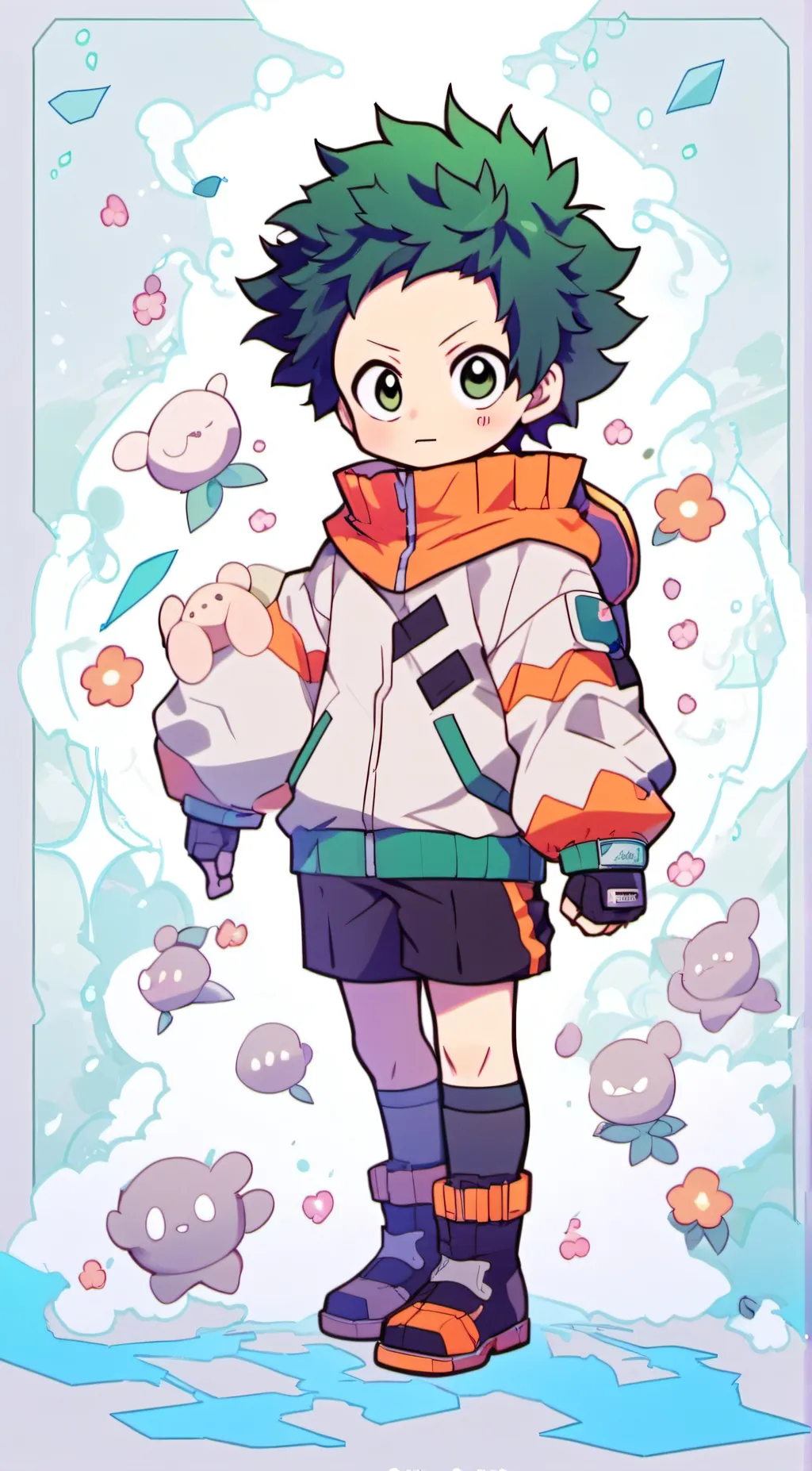 ai character: #MHAAmongUs background