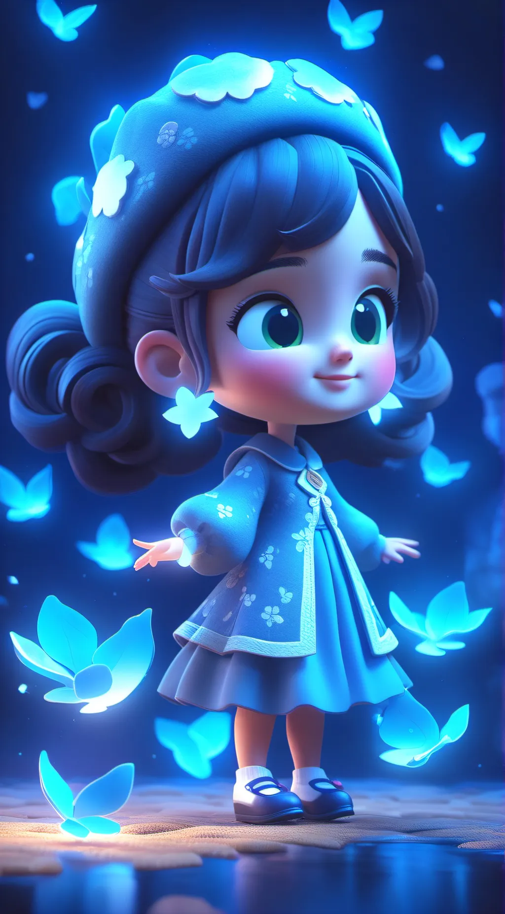 ai character: Evelyn  background