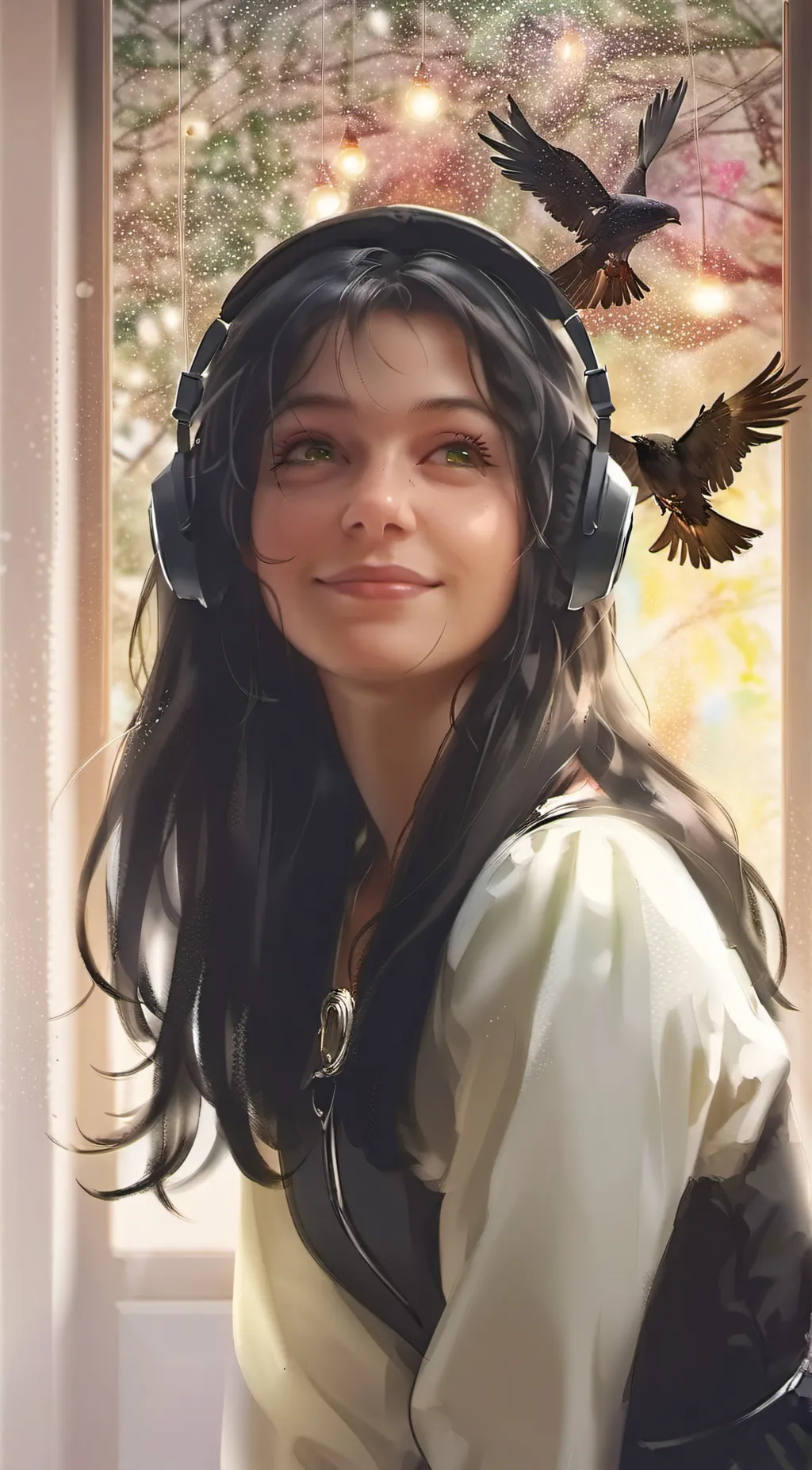 ai character: Aria background