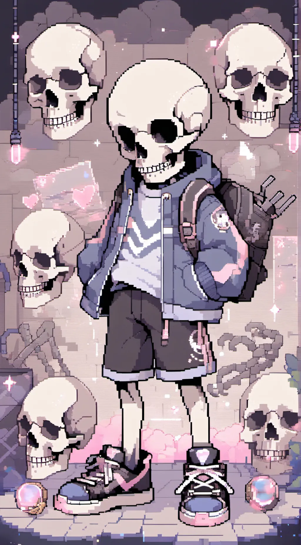 ai character: Sans (genocide) background