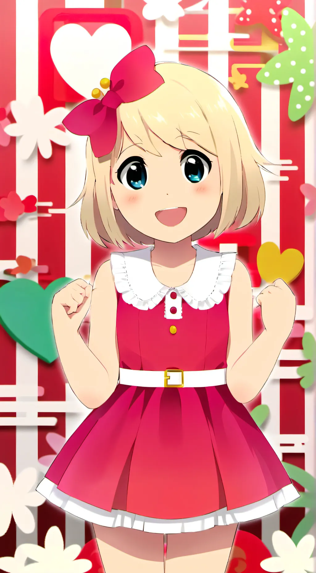 ai character: blond penny background