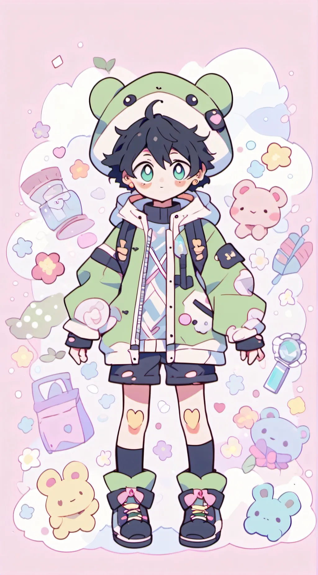 ai character: MHA!!! background