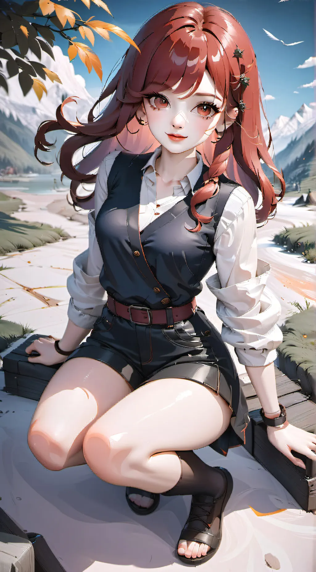 ai character: Ava  background