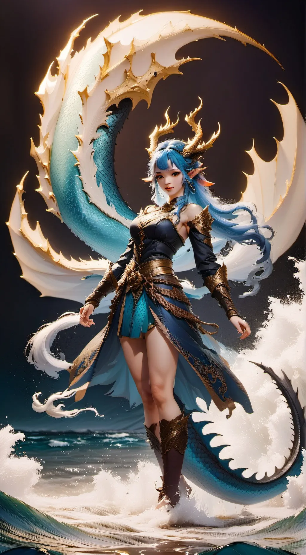 ai character: Lunaphim  background