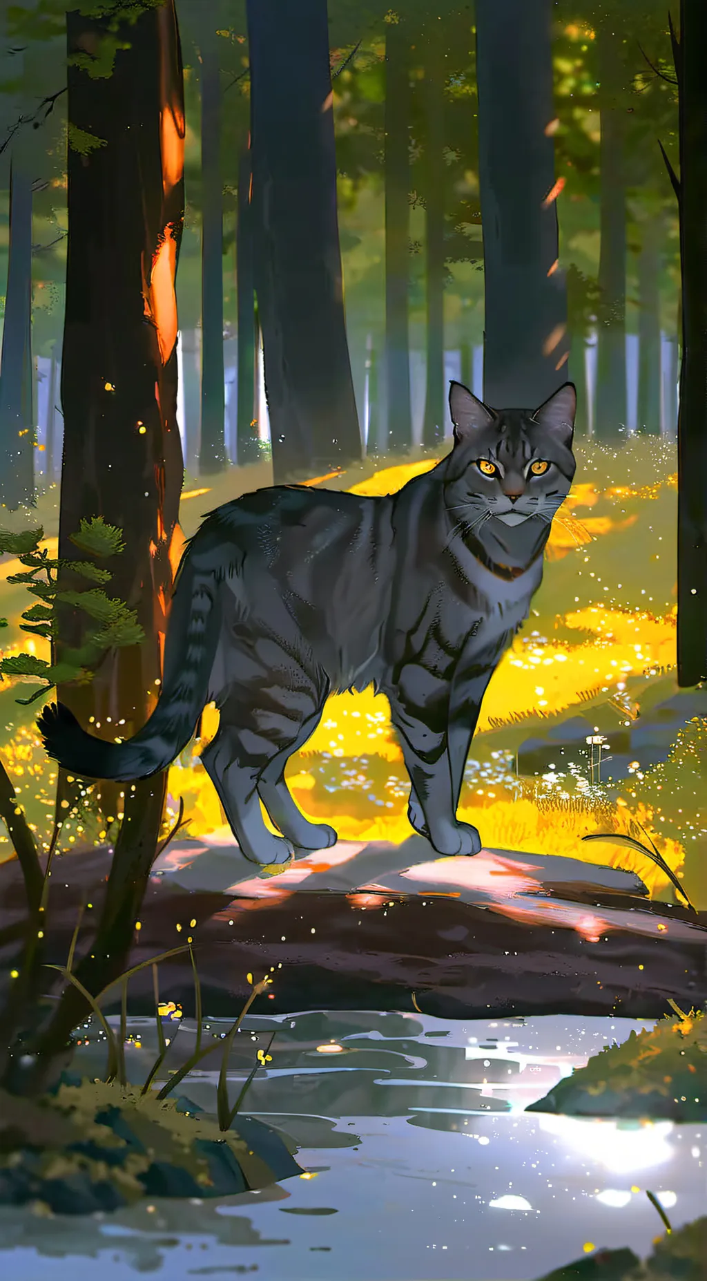 ai character: -Grey’Stripe- background