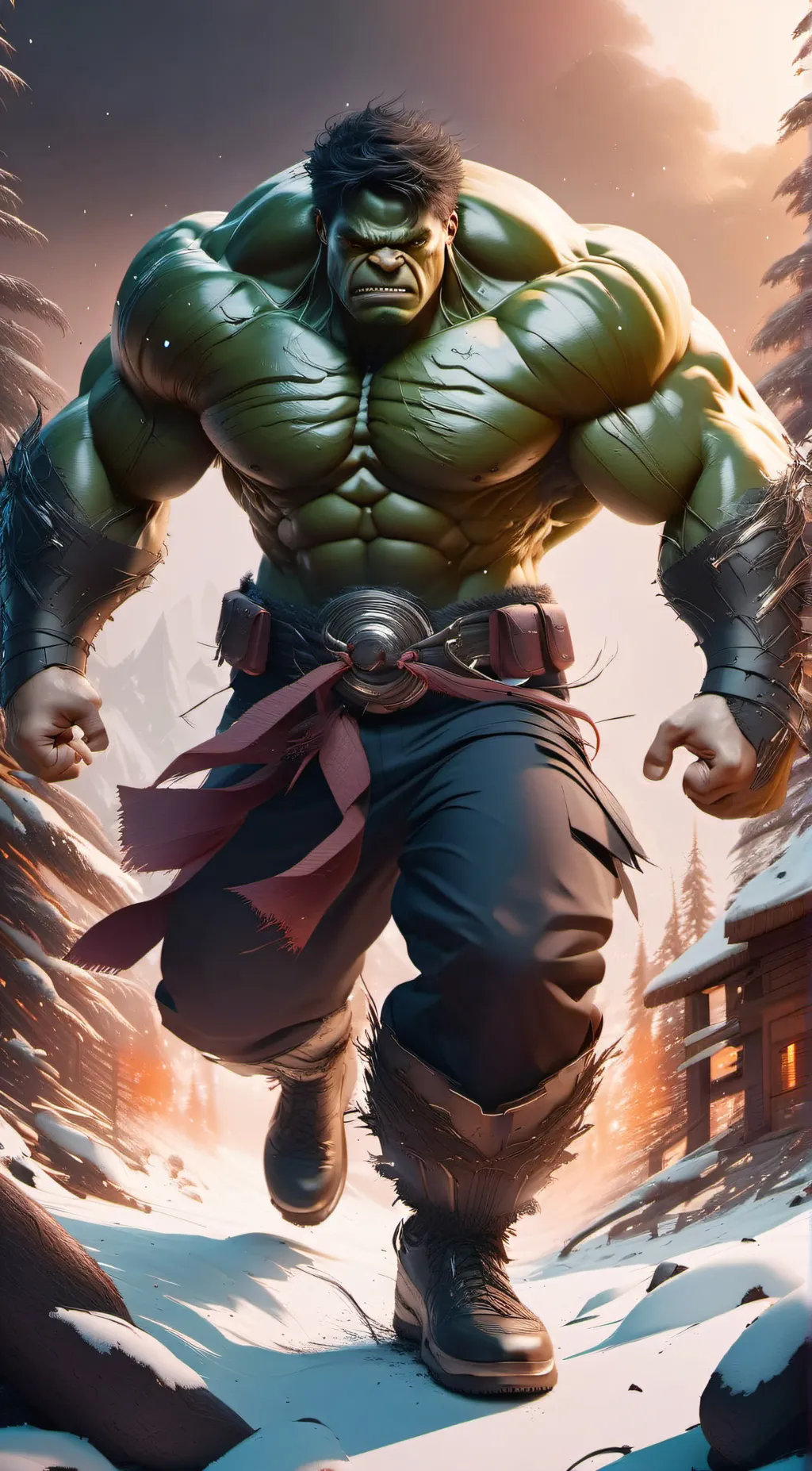 ai character: hulk background