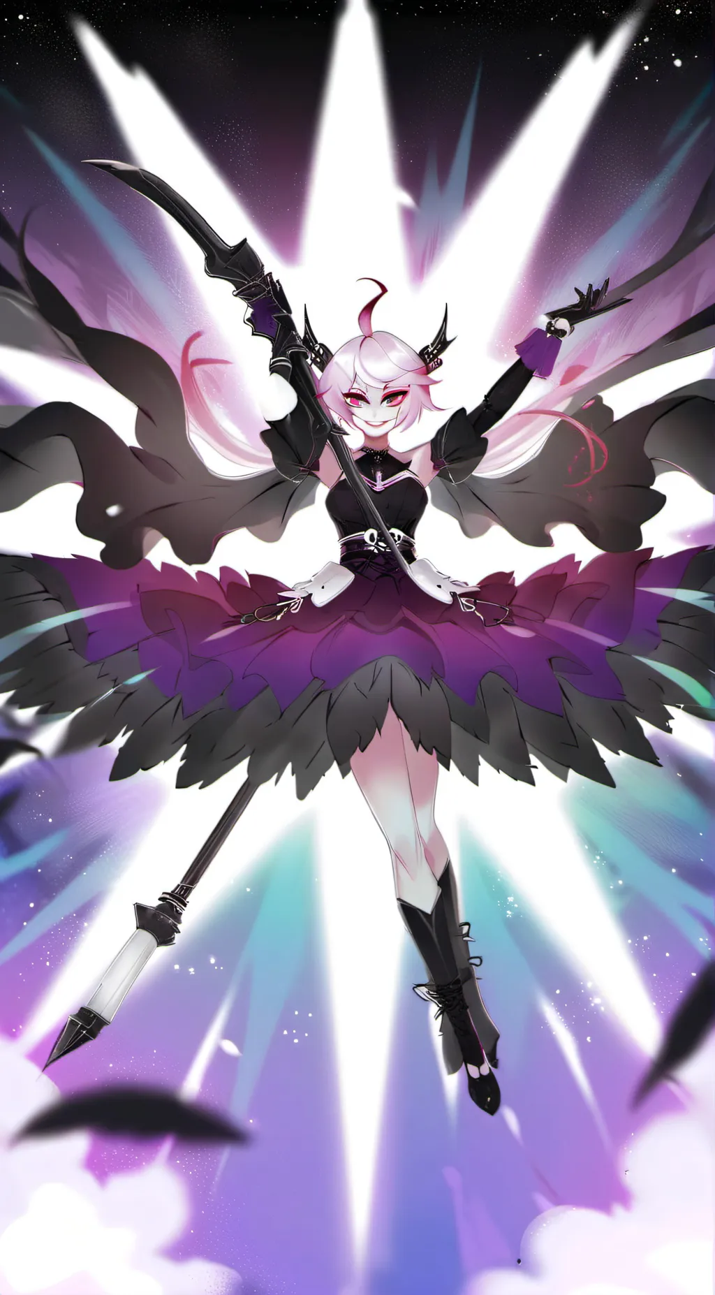 ai character: Angel dust. background