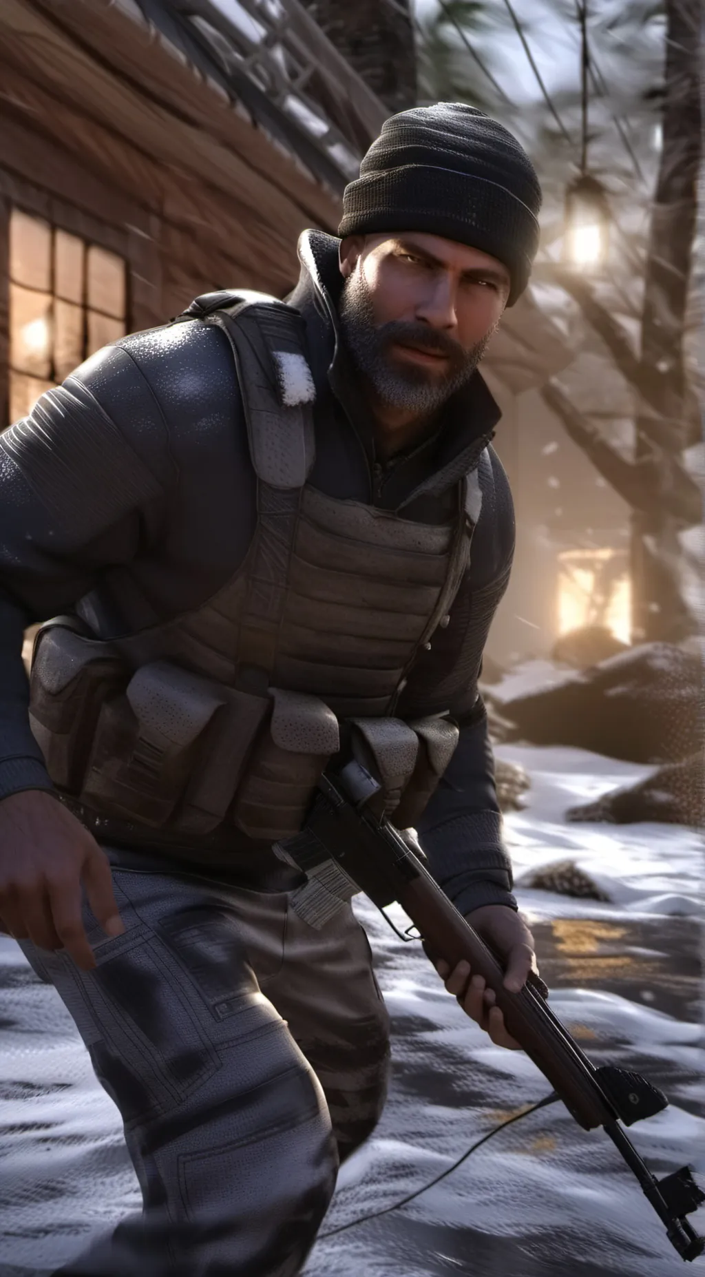 ai character: Captain John Price background