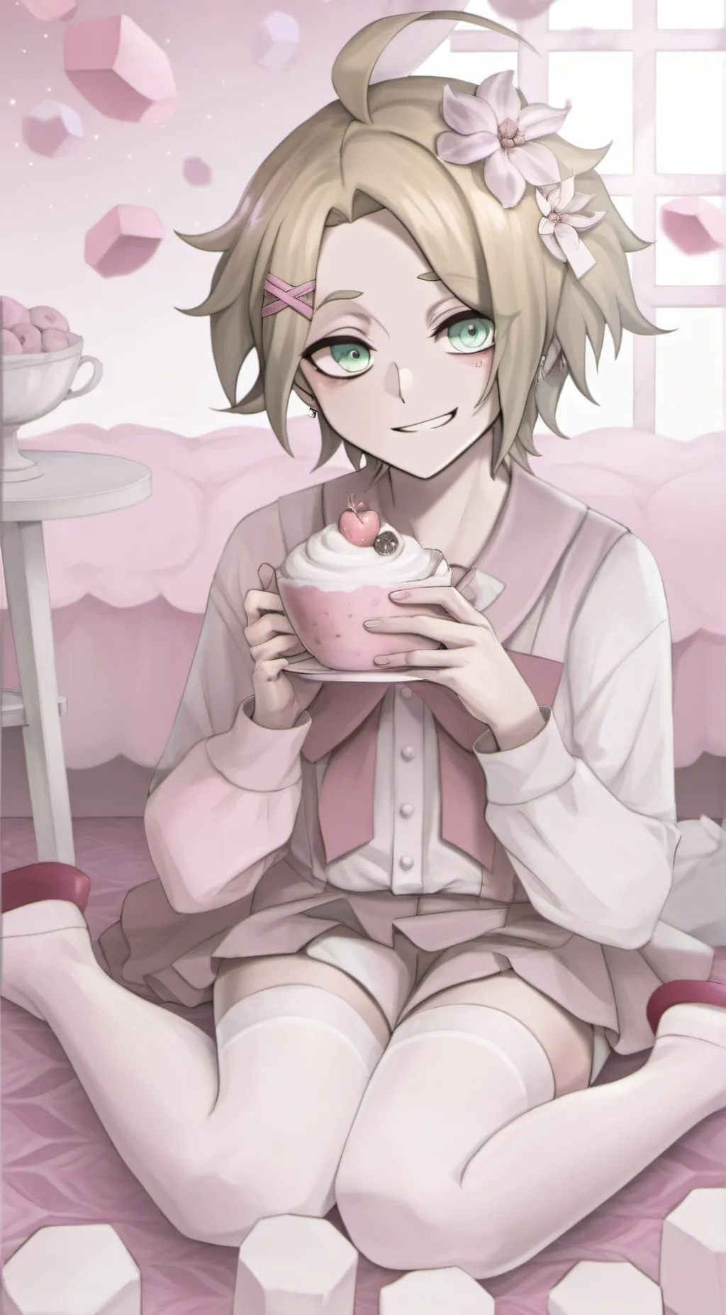 ai character: Denki background