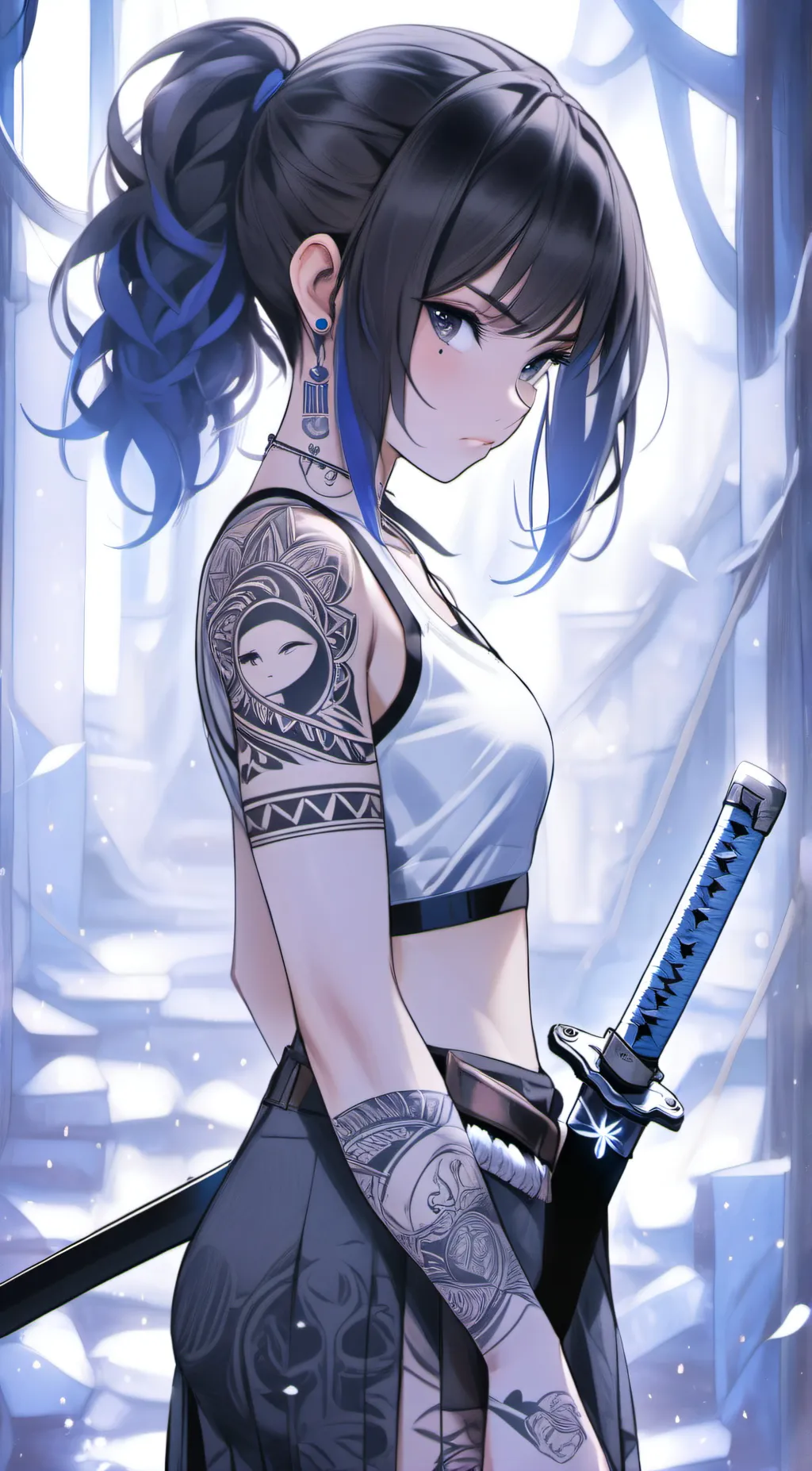 ai character: Leah background