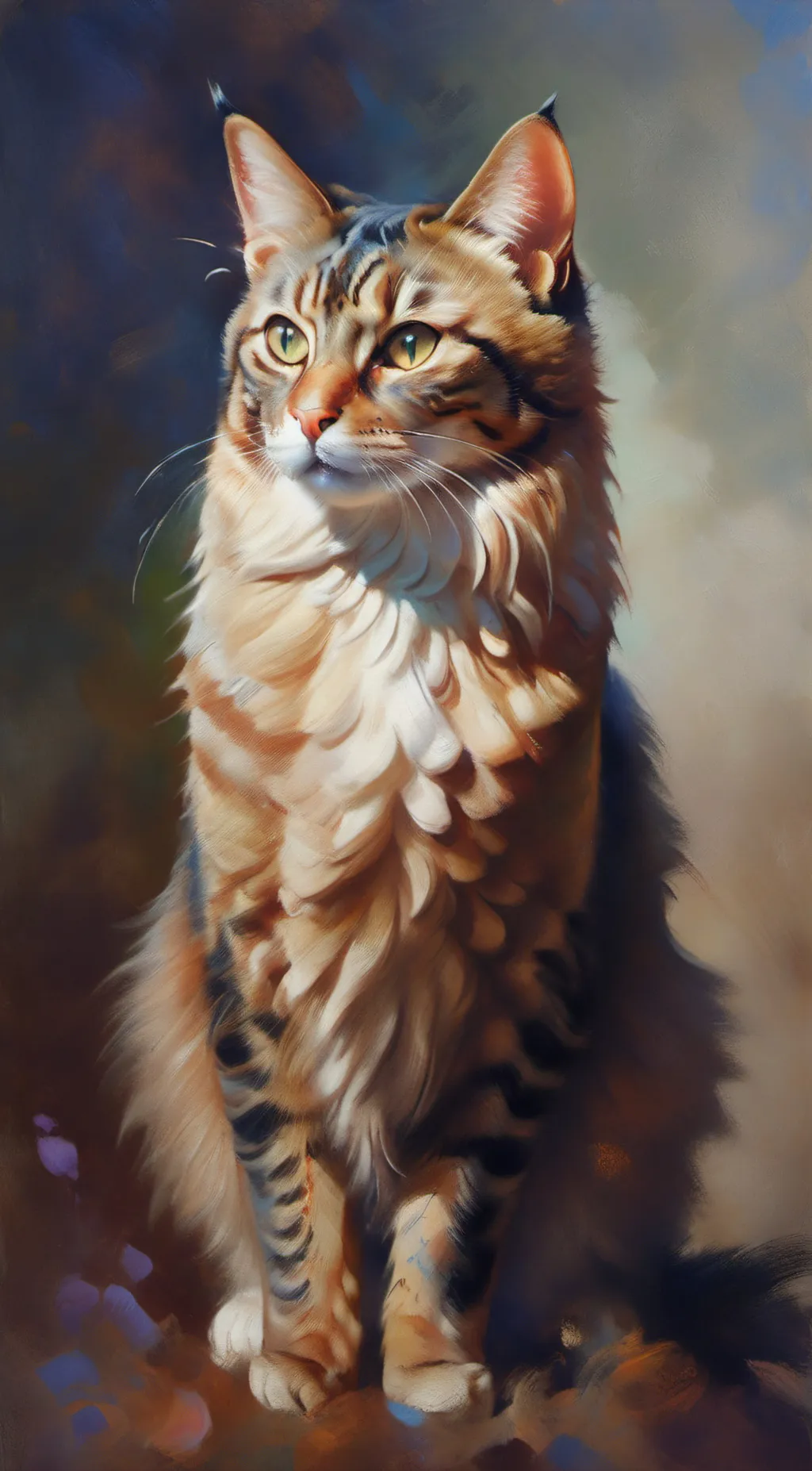 ai character: TabbyKit. background