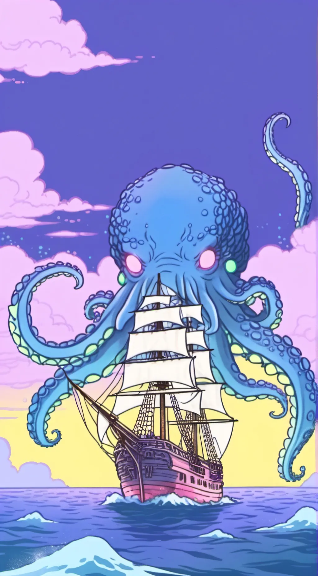 ai character: Kraken background