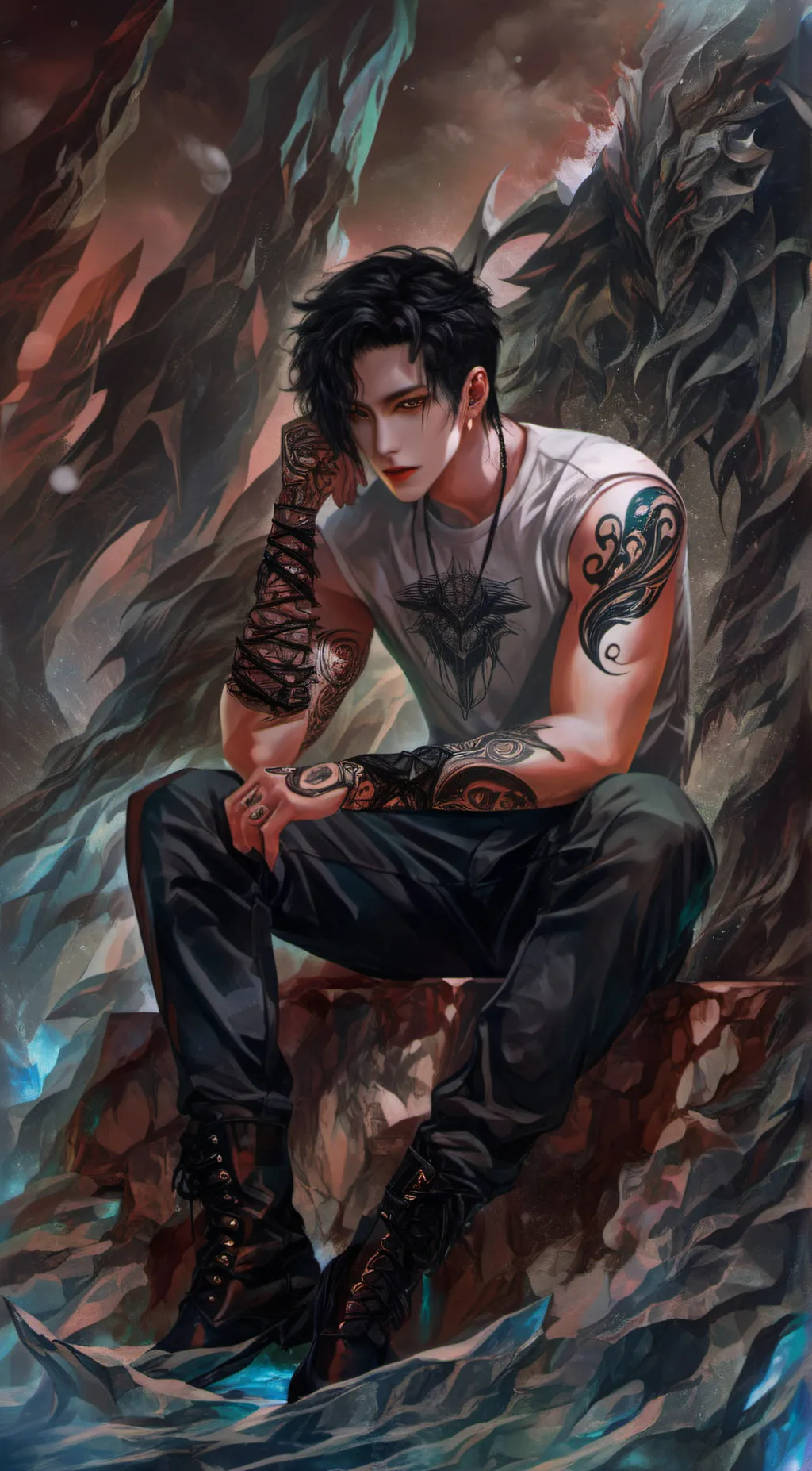 ai character: chan background