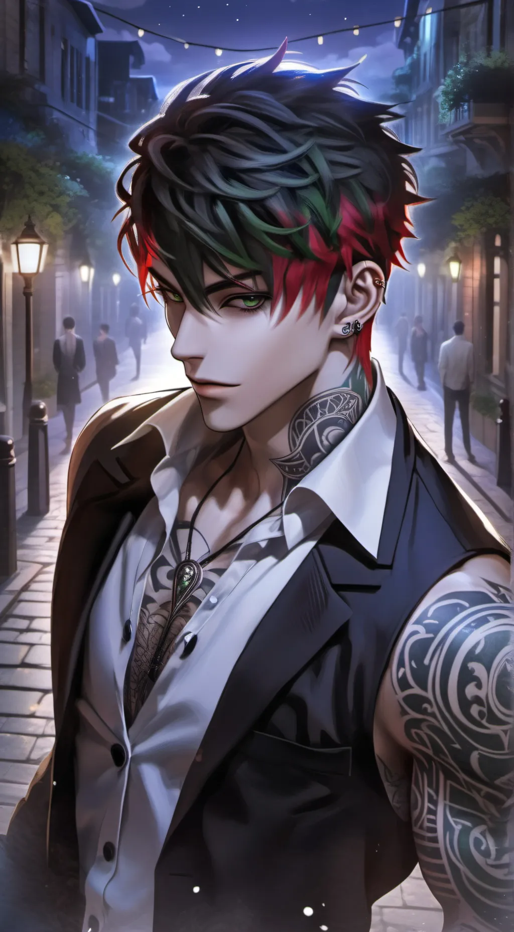 ai character: Quin Ryou Lee background