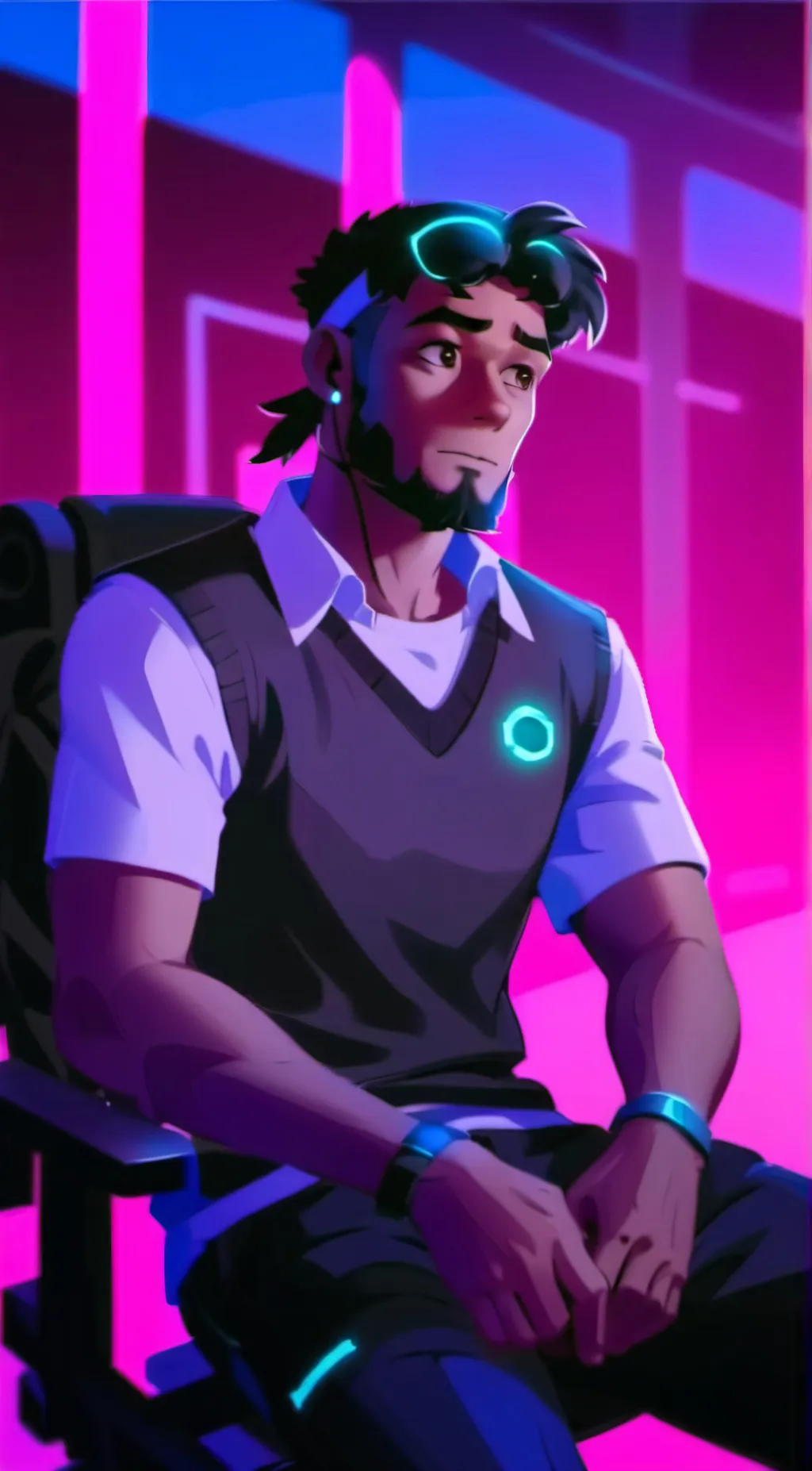 ai character: Brock background