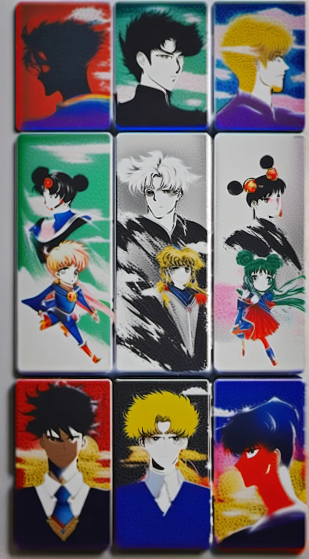 ai character: MHA × Sailor Moon background