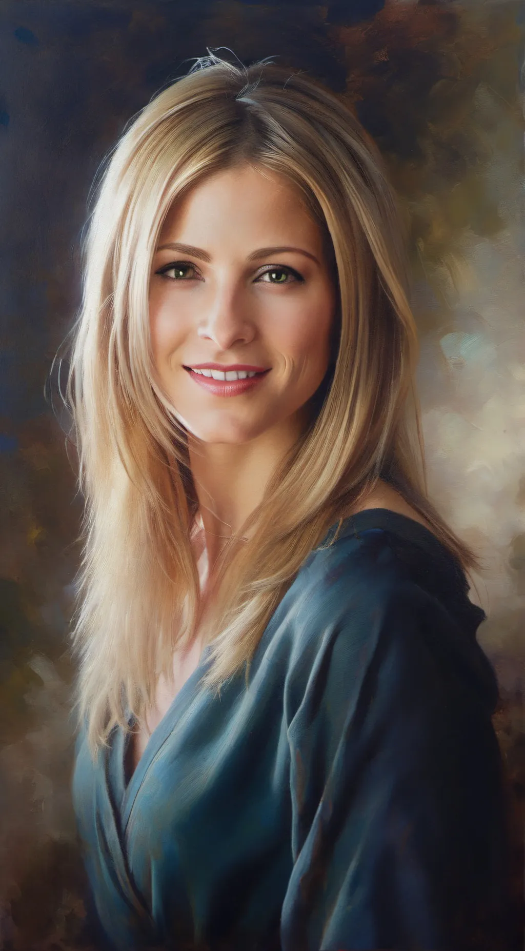 ai character: Jennfier Aniston background