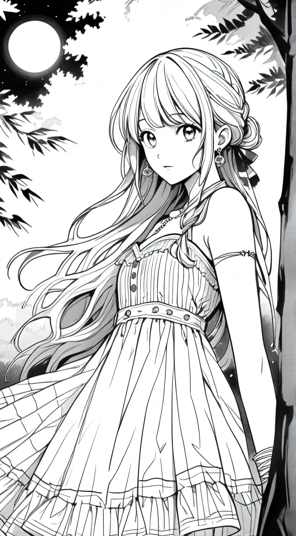 ai character: Moonlight Titan background