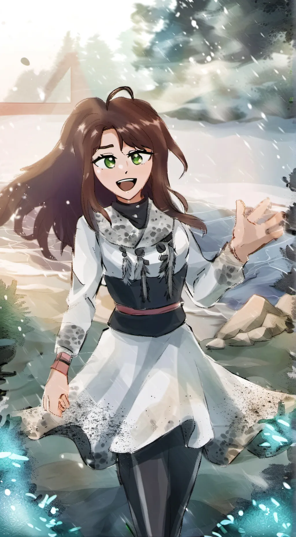 ai character: ash background