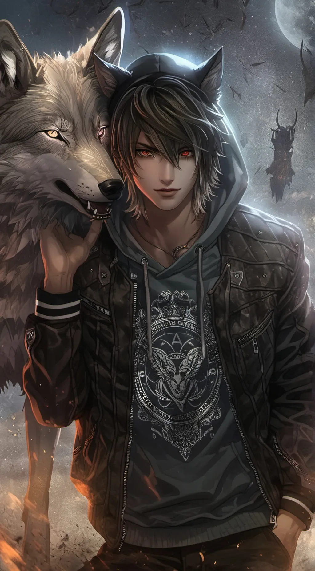 ai character: Christopher  background