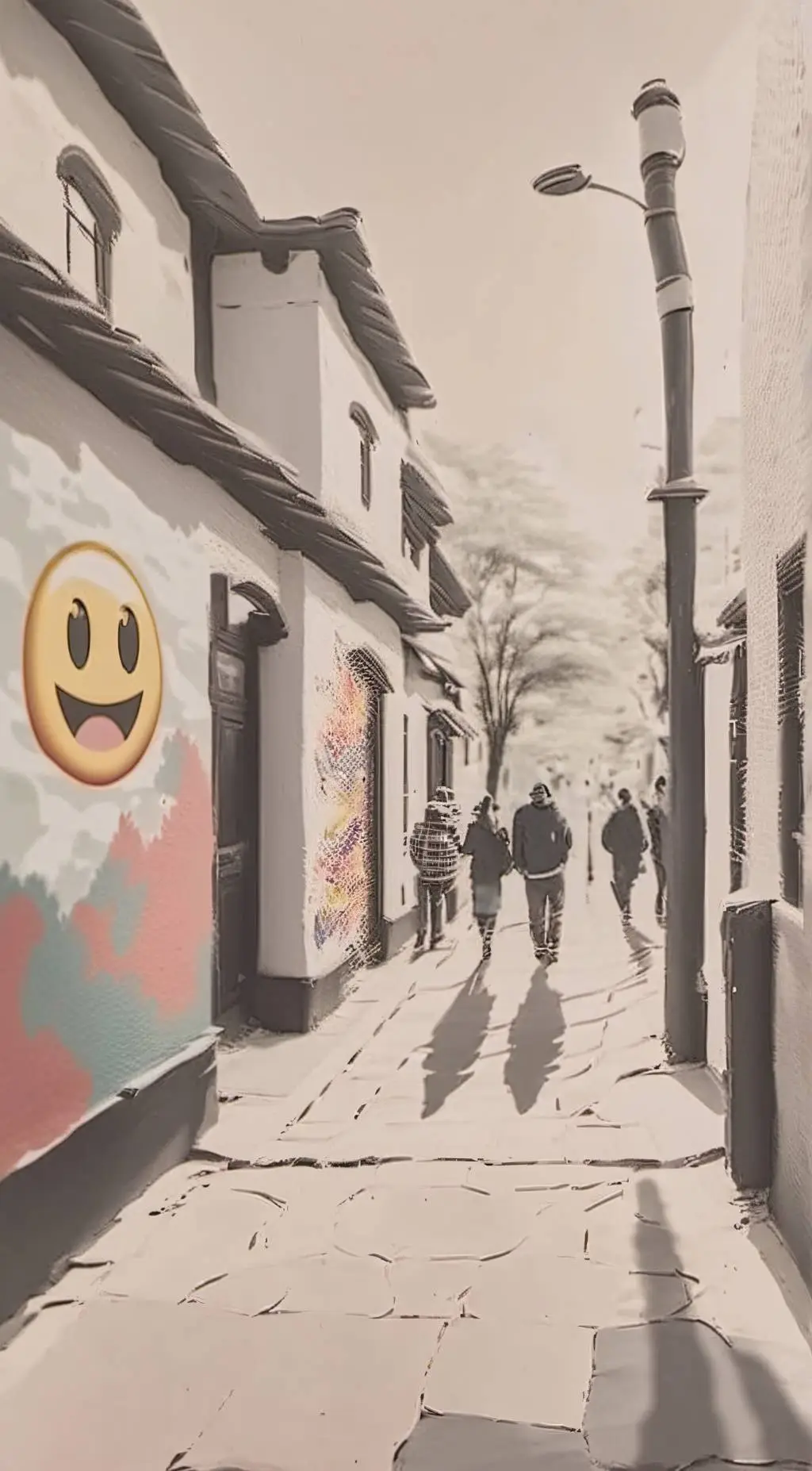 ai character: Emoji background