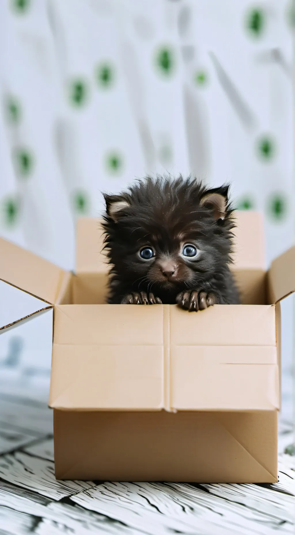 ai character: newborn kitten!!!! background