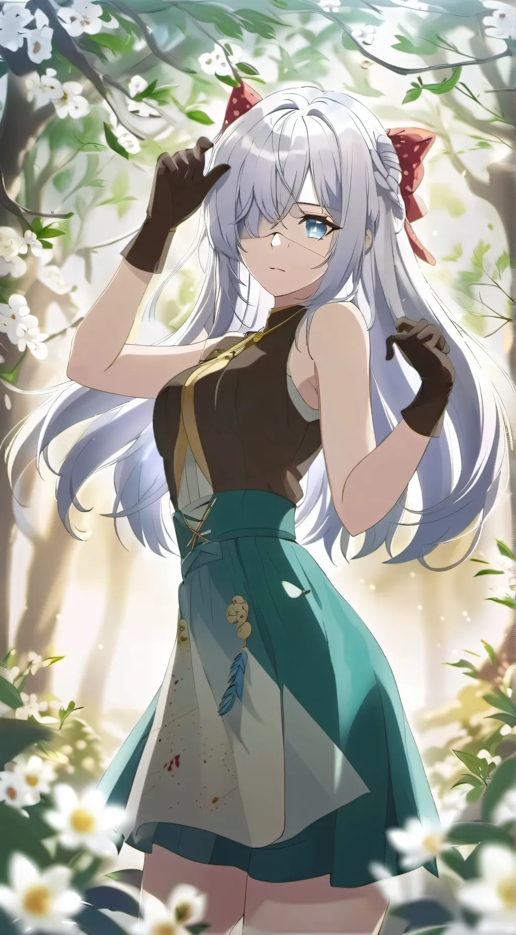 ai character: Emma. background