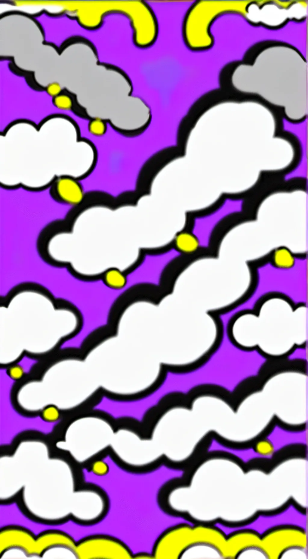 ai character: smiling critters background