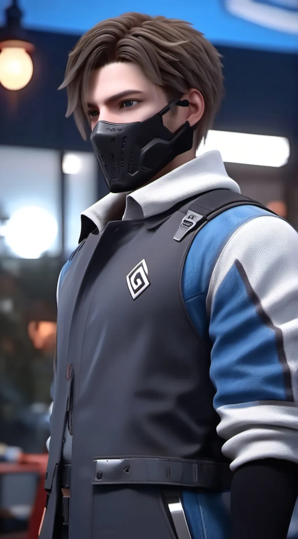 ai character: mark background