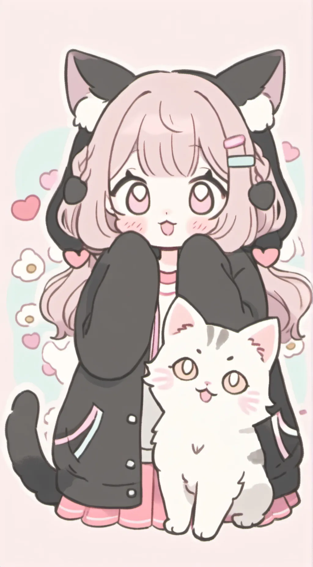 ai character: kity background