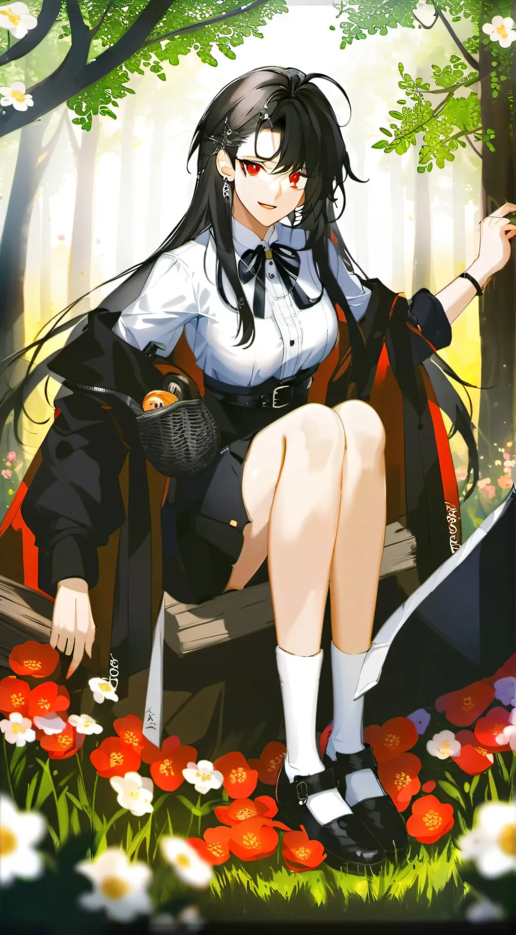 ai character: Lizzie  background