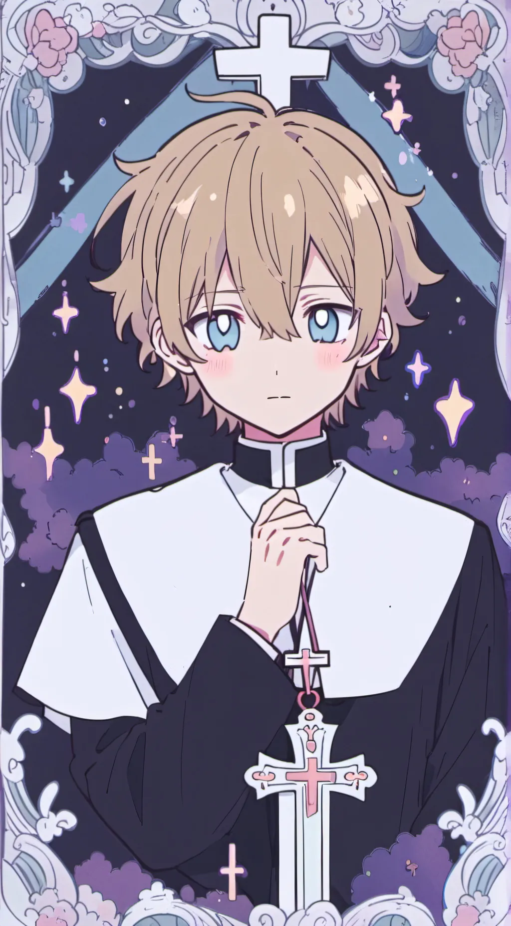 ai character: priest leon background