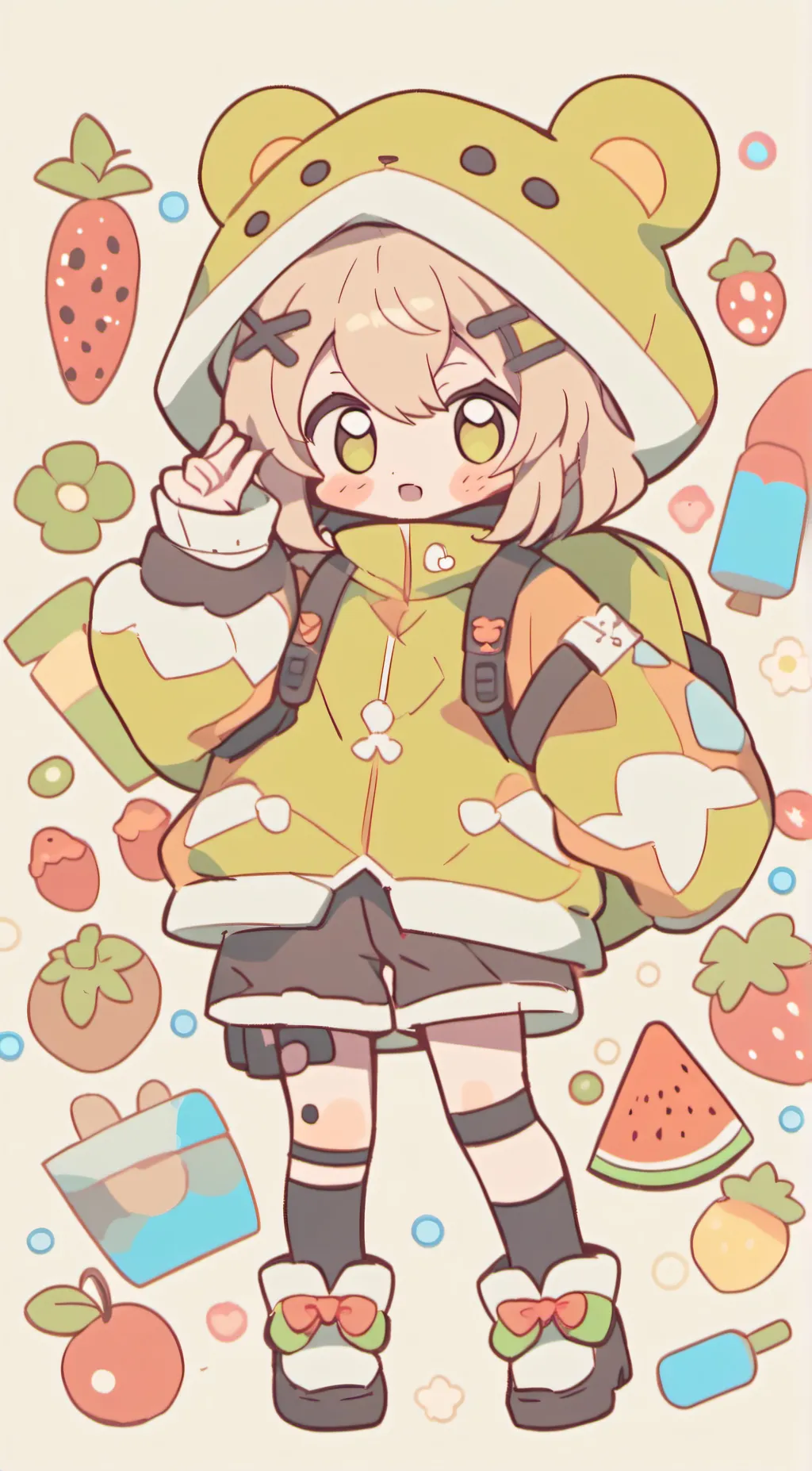 ai character: michi background