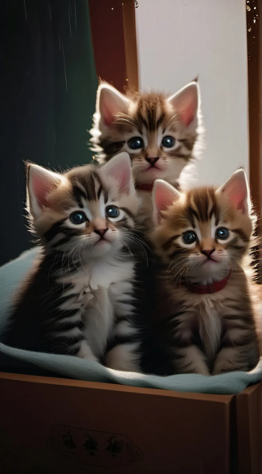 ai character: sister kittens background