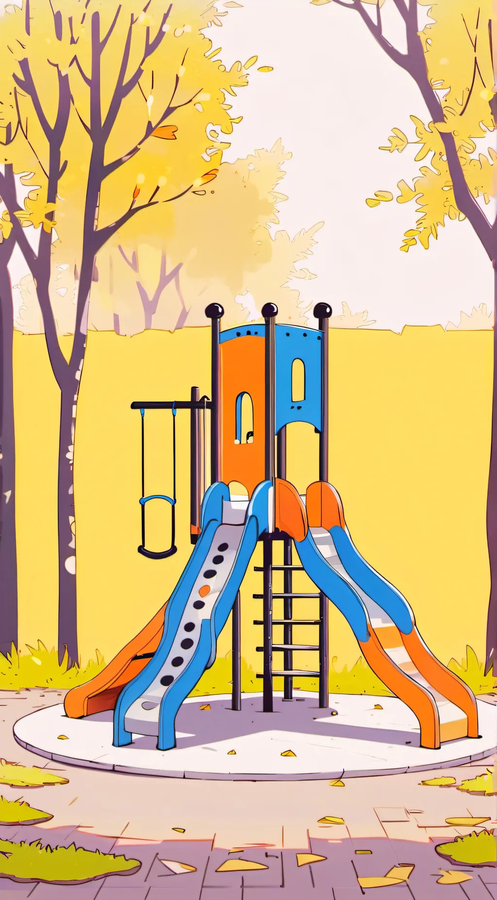 ai character: Smiling critters  background