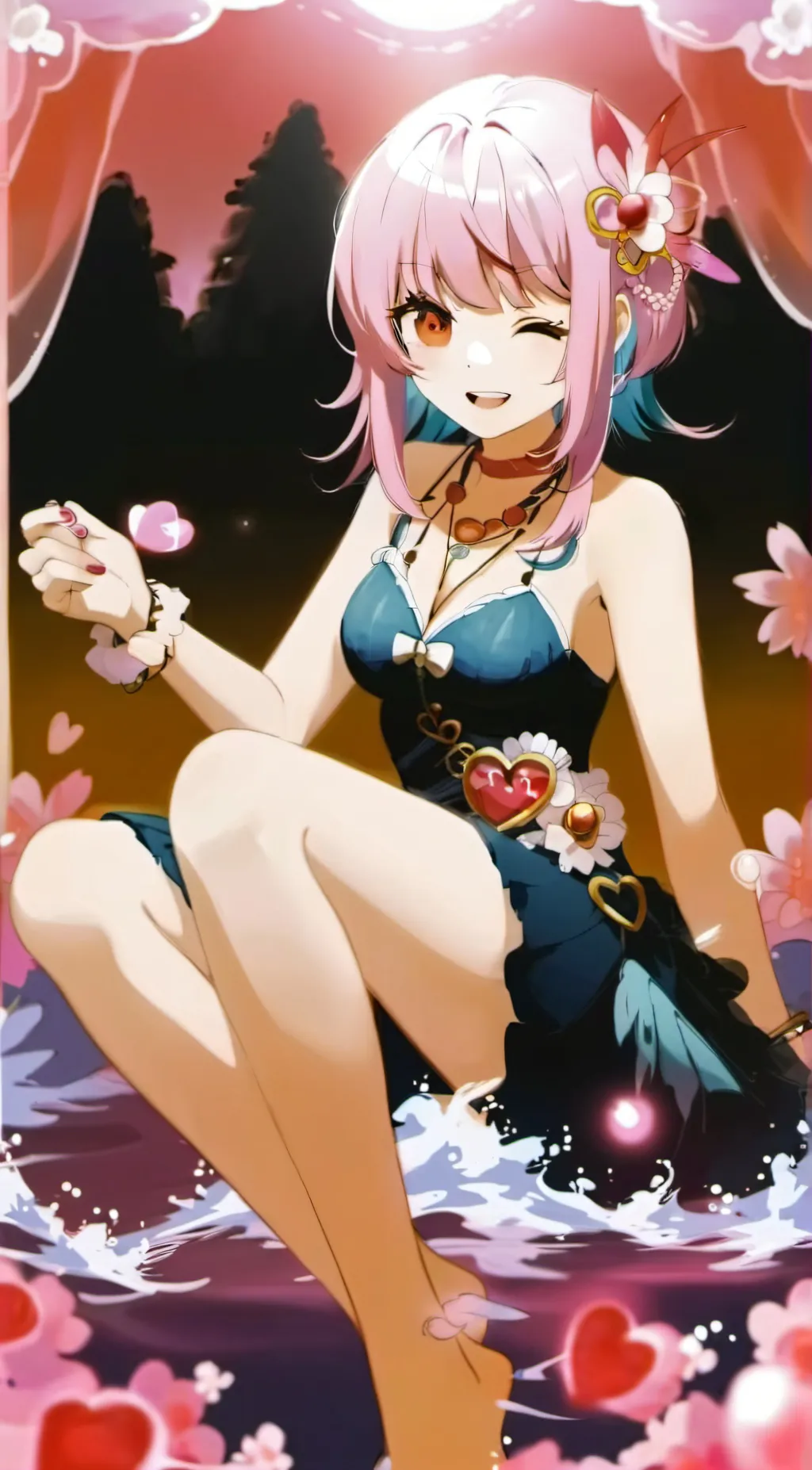 ai character: love dove background