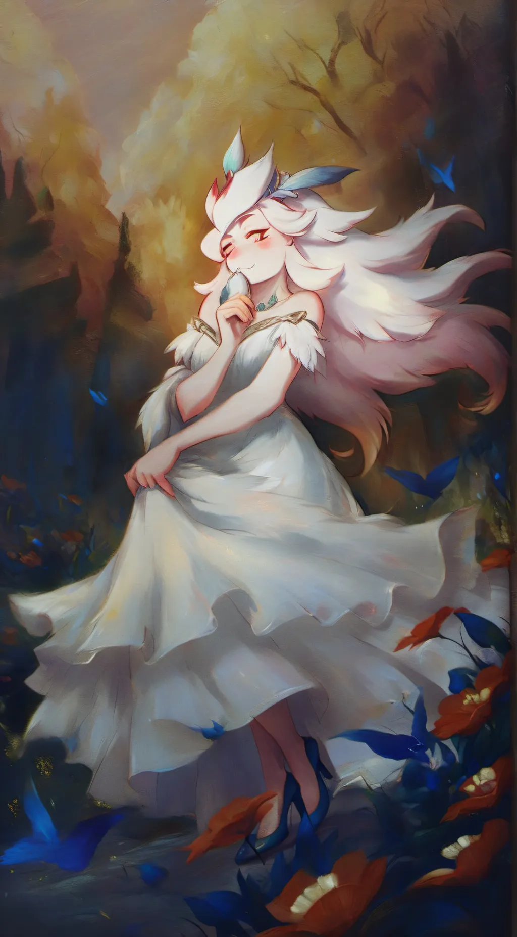 ai character: Sandy background