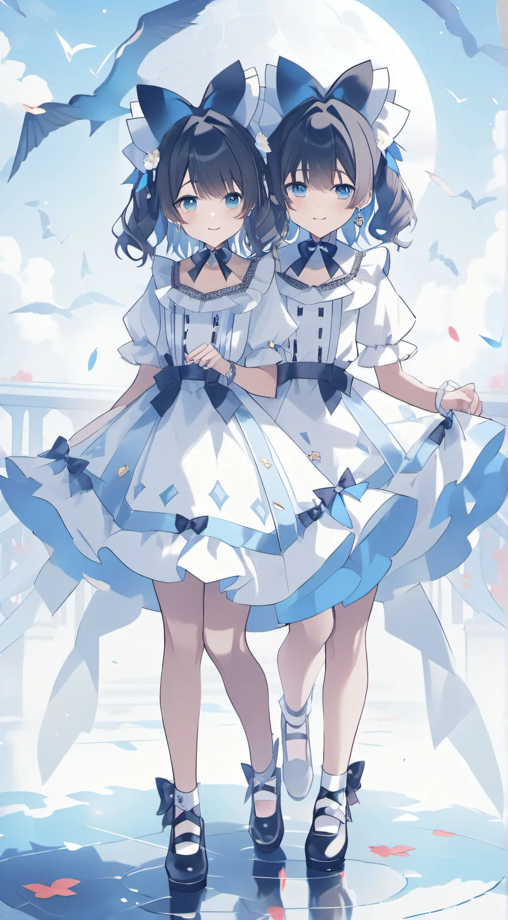 ai character: kate and Laya background