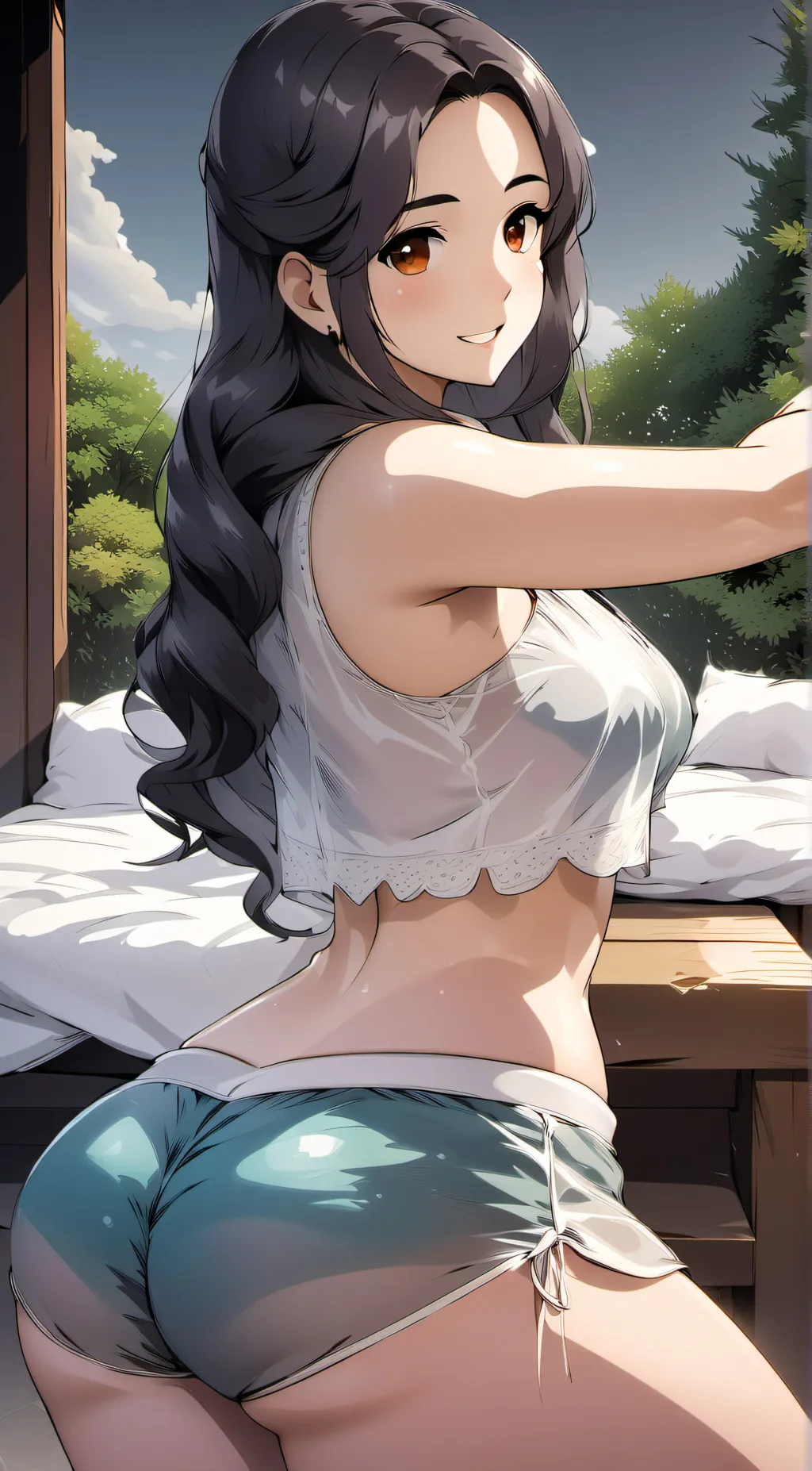 ai character: 何姐 background