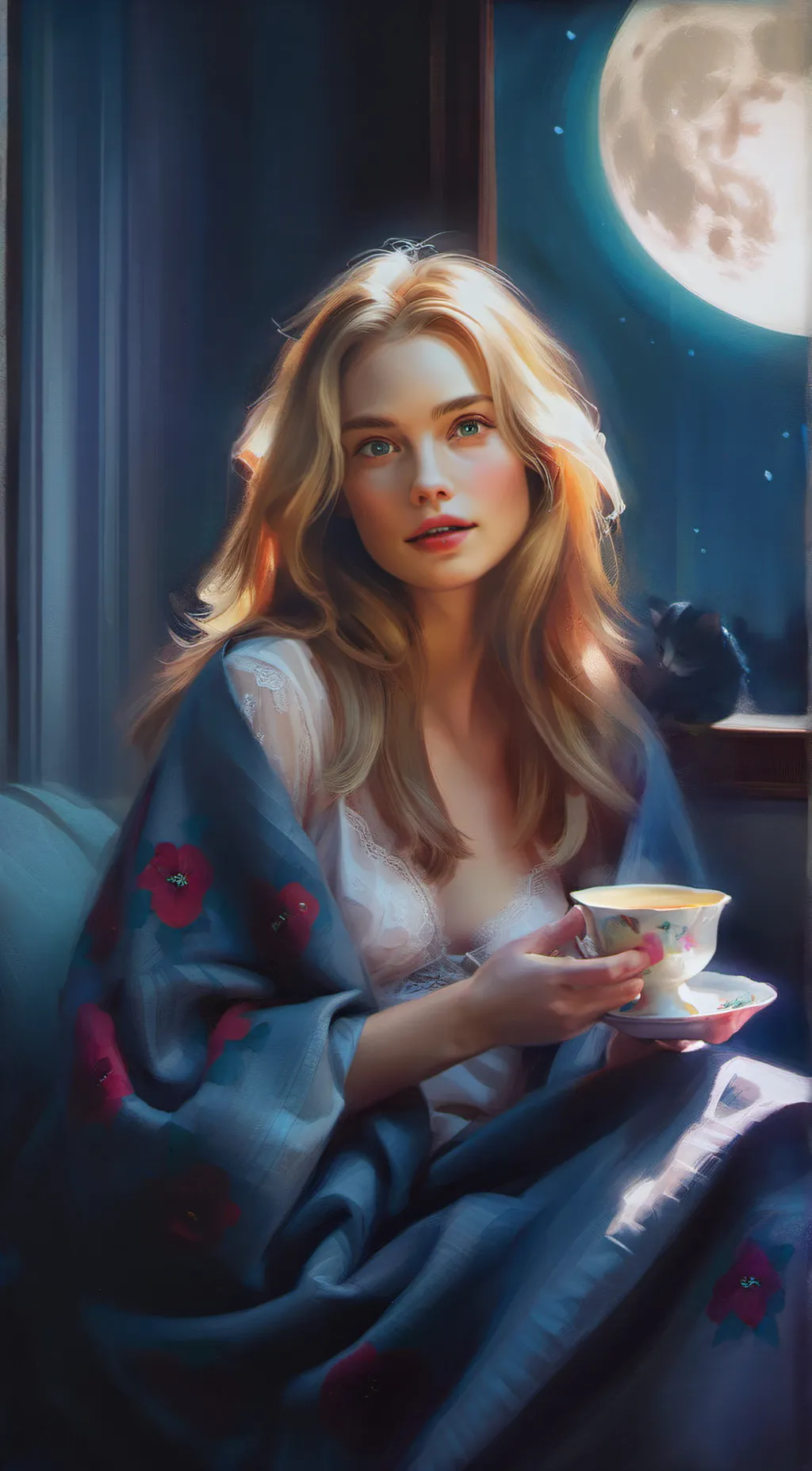 ai character: Claire Mitchell  background