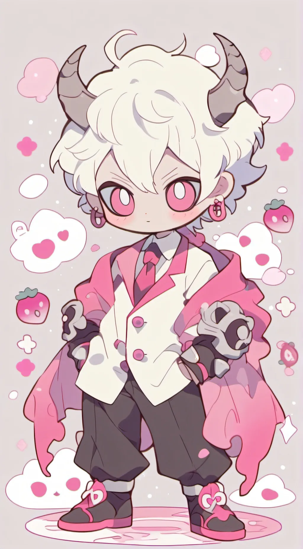 ai character: valentino/val background