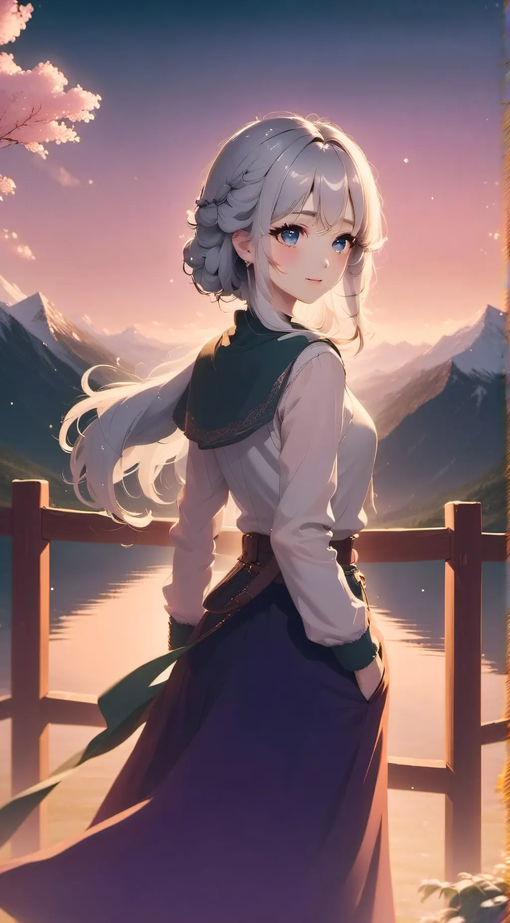 ai character: Melody background