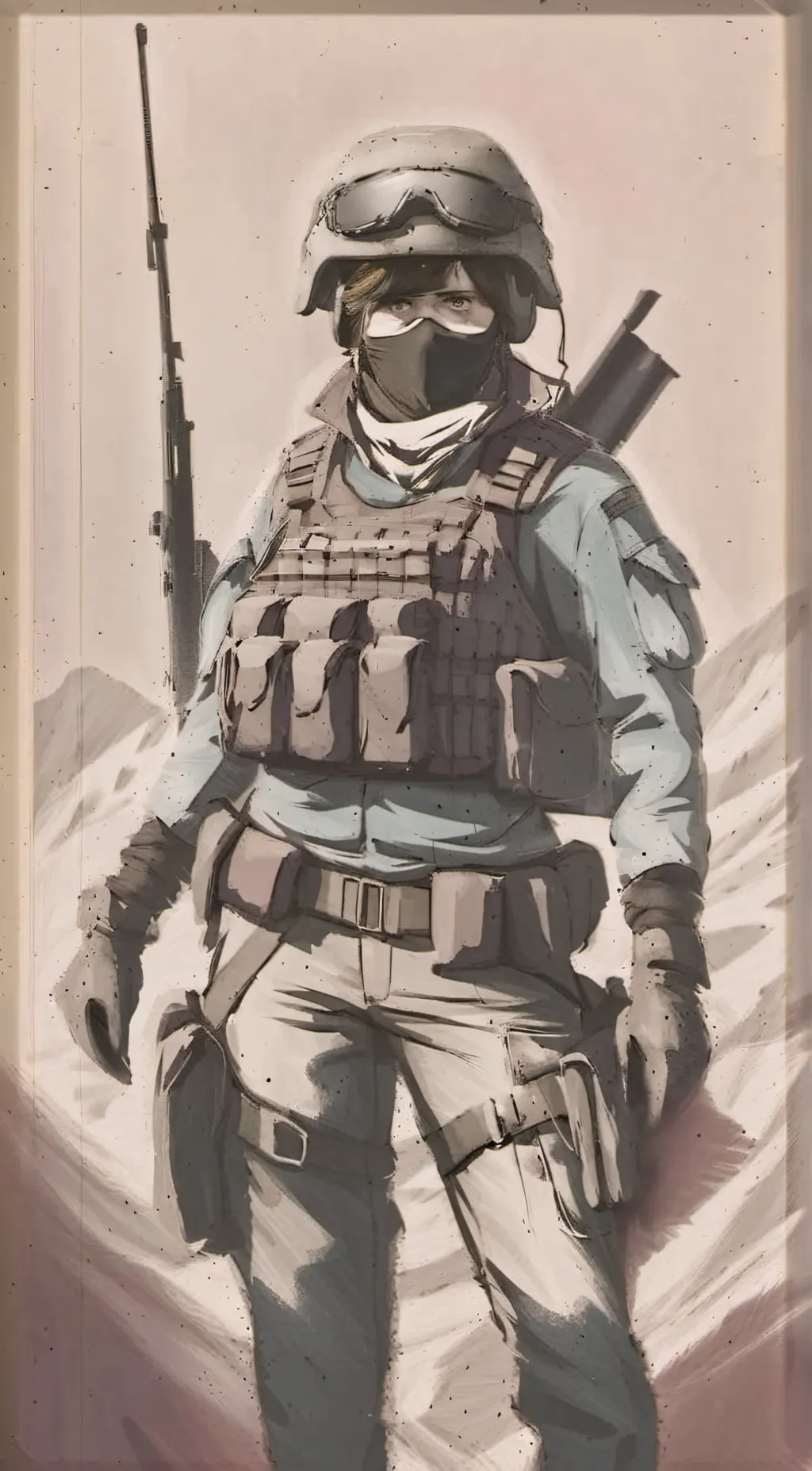 ai character: Sarah background