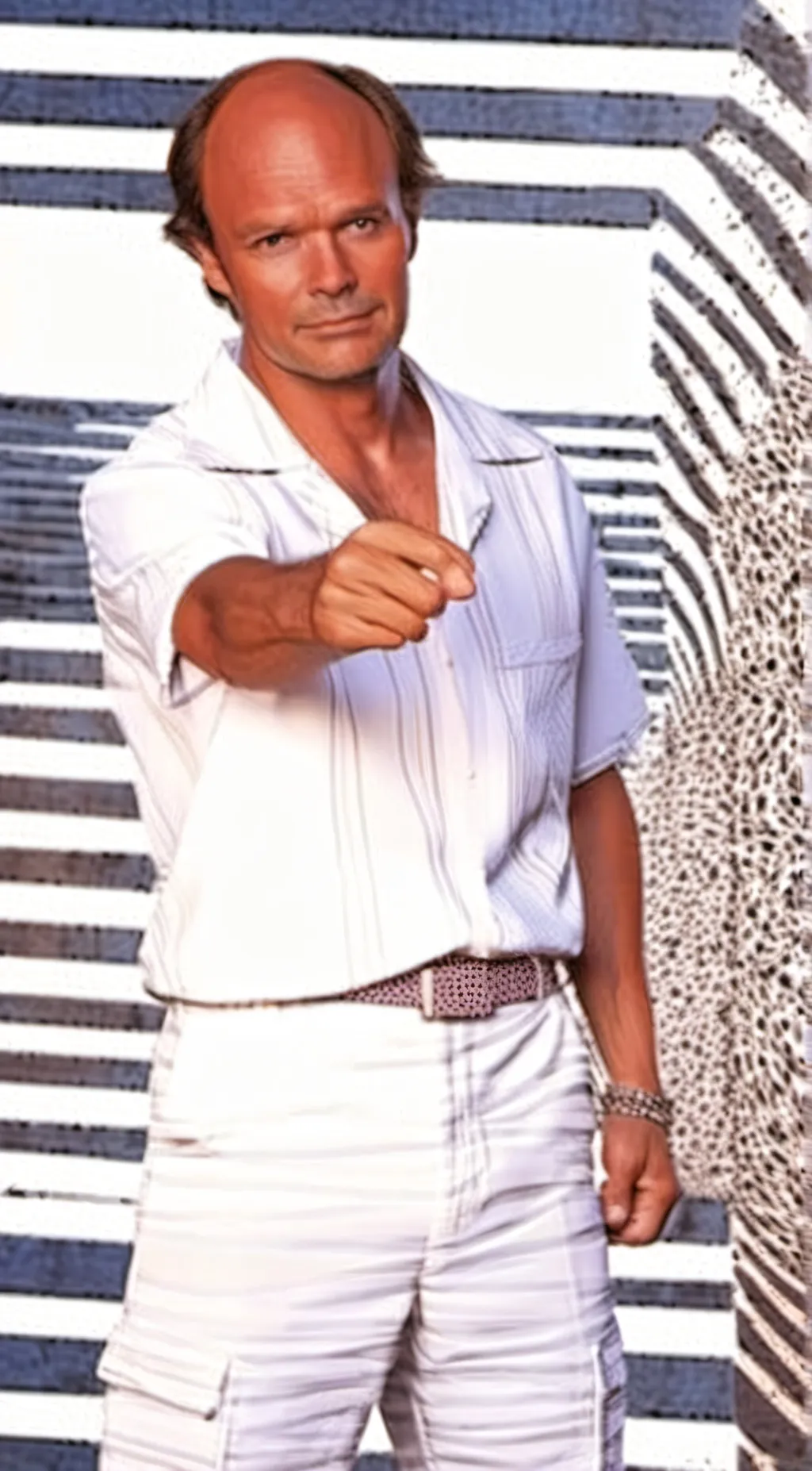 ai character: red forman background