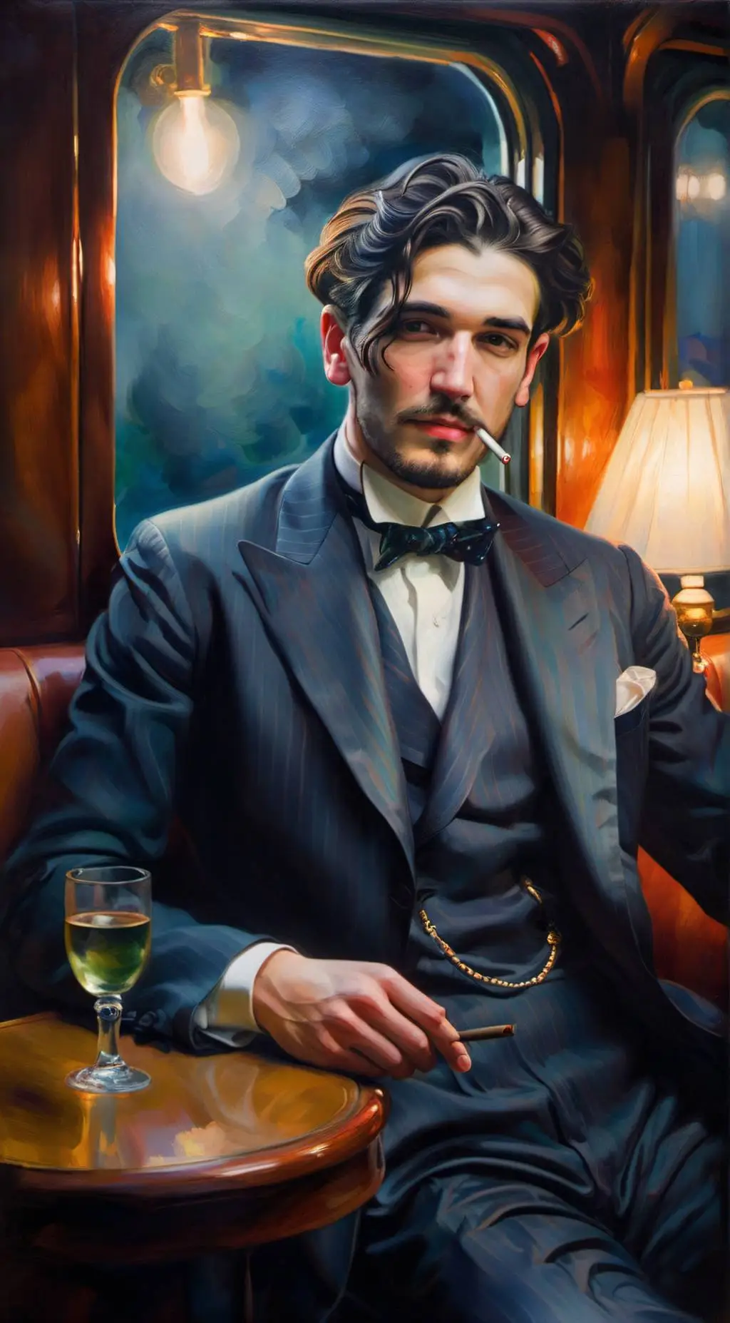 ai character: Elliot Lancaster background