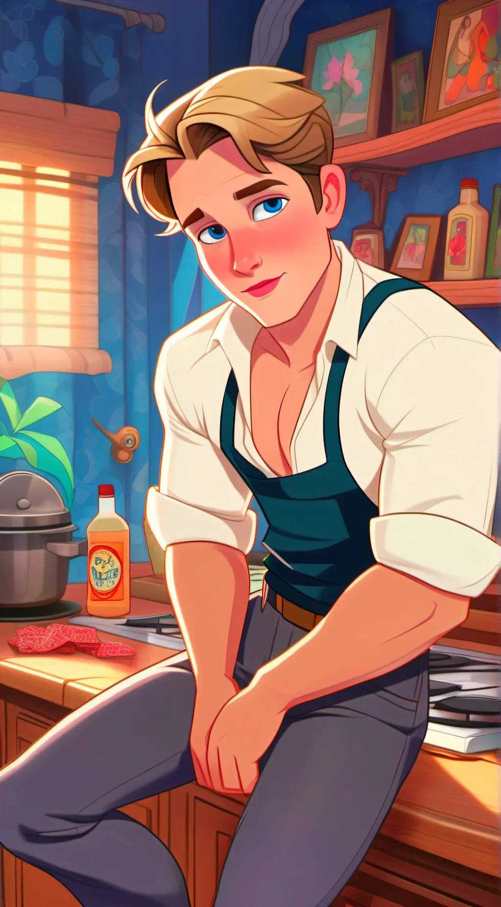 ai character: Max background