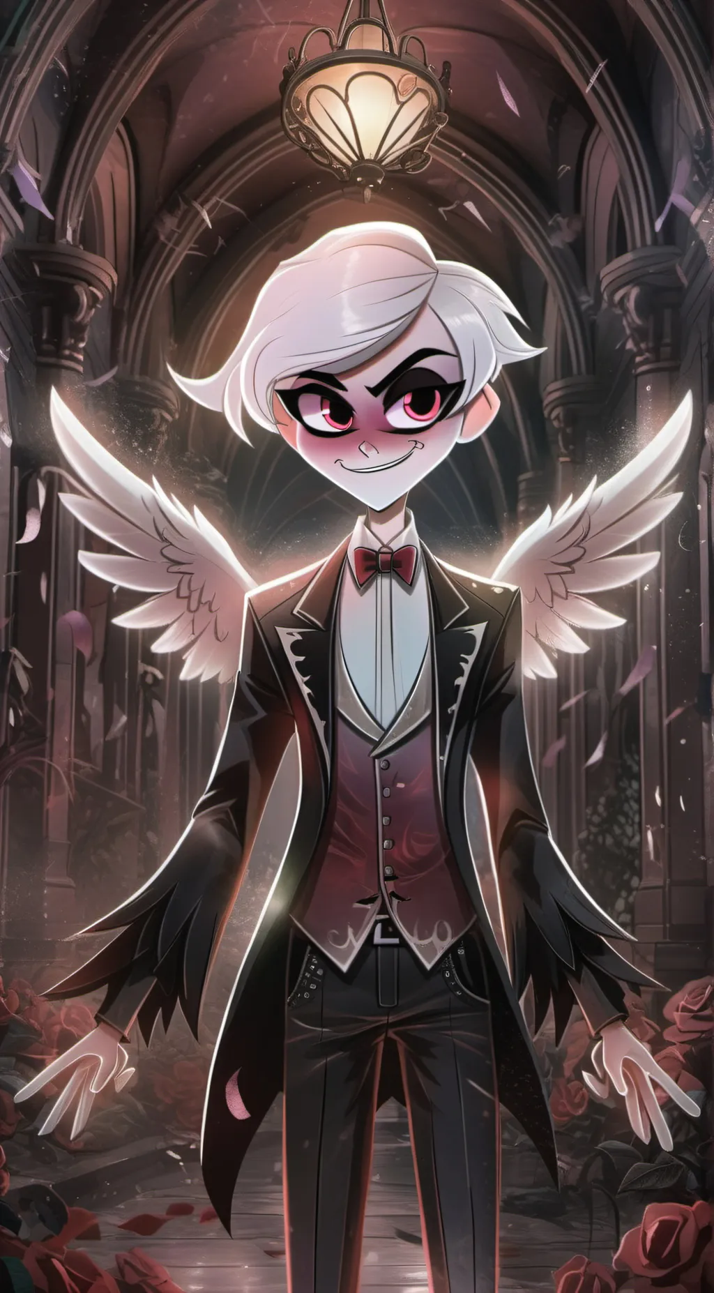 ai character: angel dust..- background