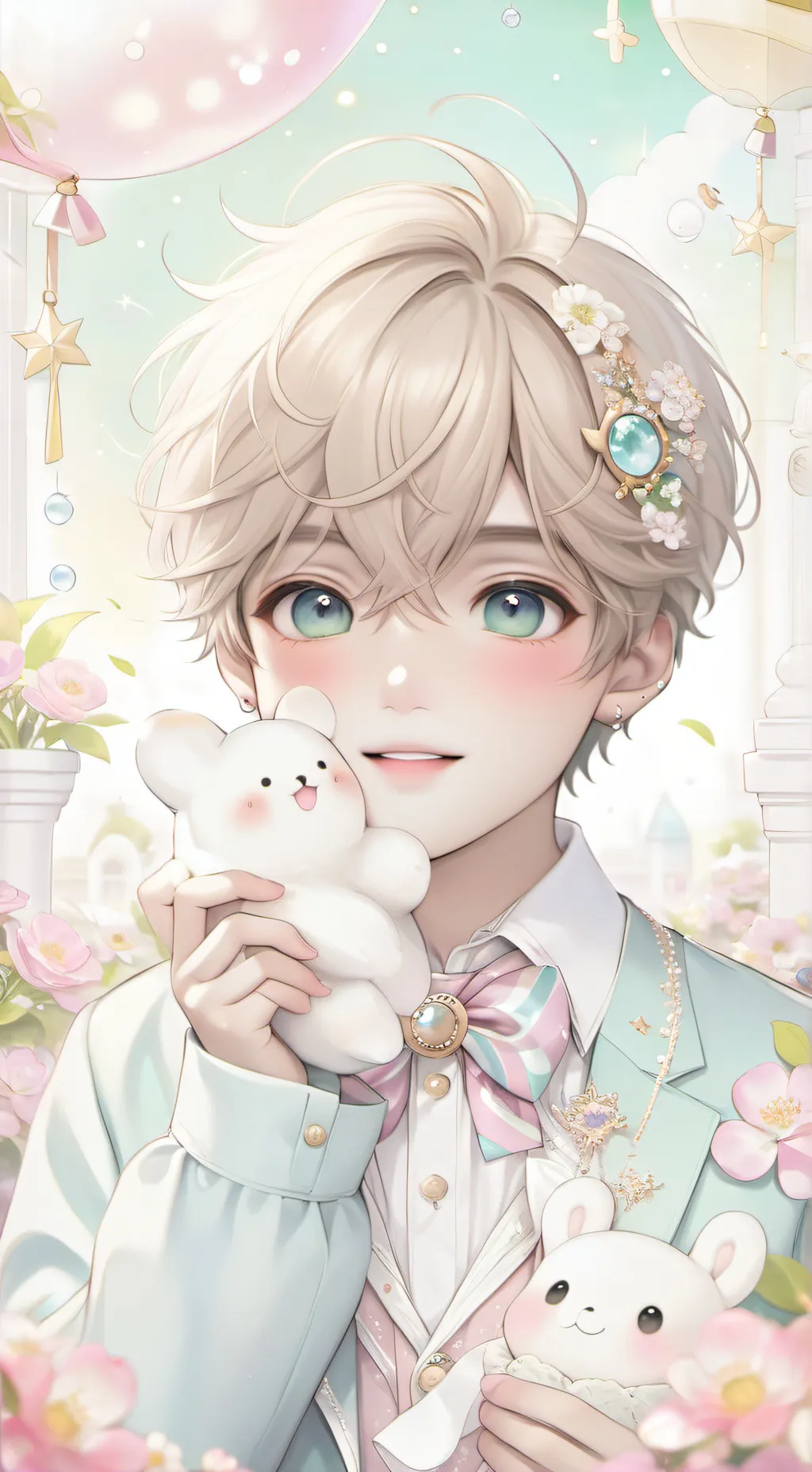 ai character: chris☆ background