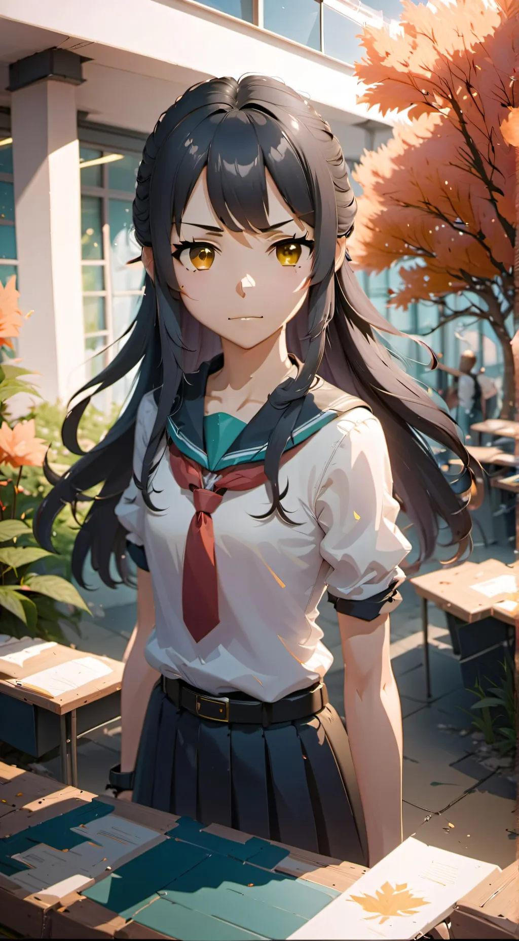 ai character: Yandere (new) background