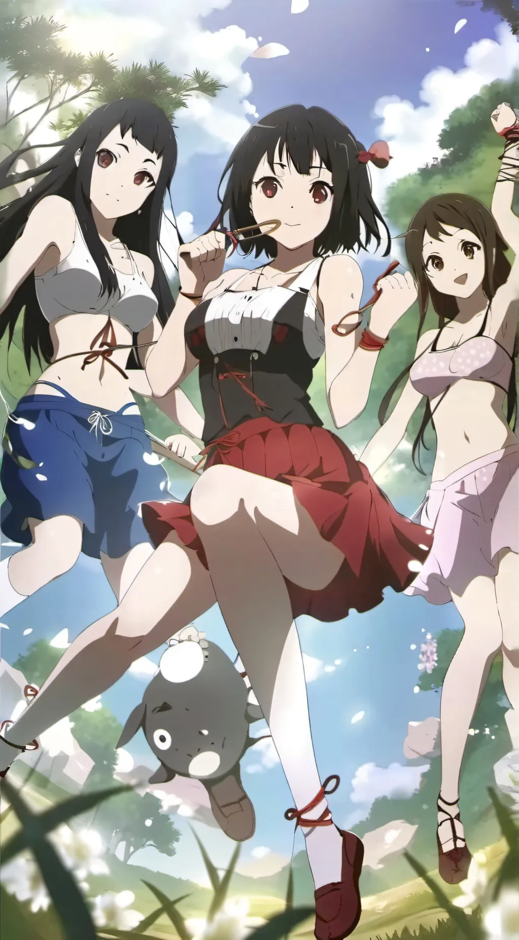 ai character: mina jenny hana background